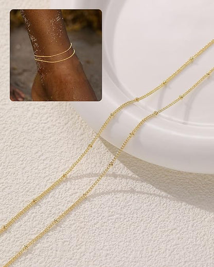 Navalina Double Ankle Bracelet for Women